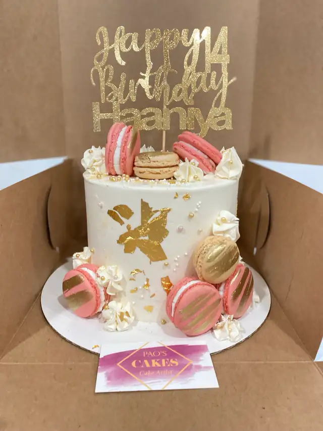 Oakville Cakes , Macarons Birthday Cakes delivery