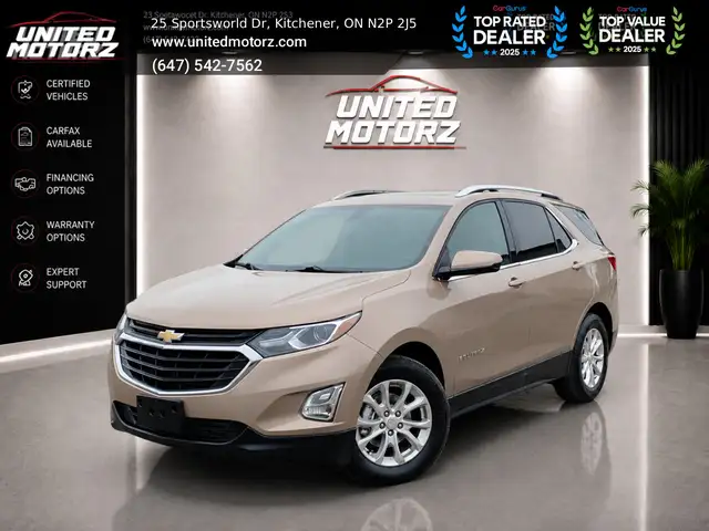 2018 Chevrolet Equinox LT w/1LT AUTO FWD 1.5L~SAFETY CERTIFIED~N