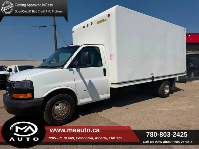 2018 GMC Savana 3500 16 FT Cube Van - 6.0 L Gas