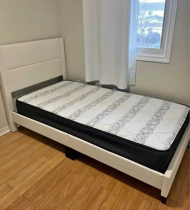 Twin Size Bed Frame With Mattress