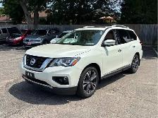 2017 NISSAN PATHFINDER PLATINUM 4WD | CLEAN CARFAX | 7 PSGR | TO