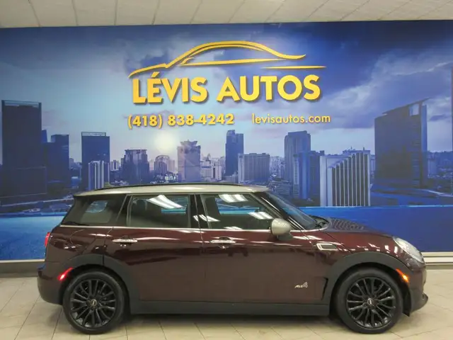 MINI COOPER CLUBMAN 2017 COOPER ALL4 TOIT PANO / CUIR NOIR CHAUF