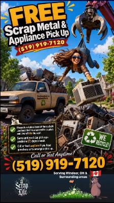 Scrapper:  Free Appliance & Scrap Metal Pick Up 519.919.7120 - Photo 4