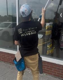 experienced window cleaner wanted