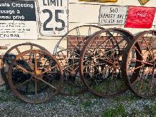 Antique & Vintage Steel Wheels, all sizes available. - Photo 2