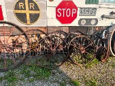 Antique & Vintage Steel Wheels, all sizes available. - Photo 3