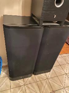2 Used Speakers and Subwoofer For Sale