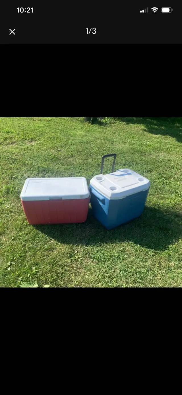 Coleman coolers