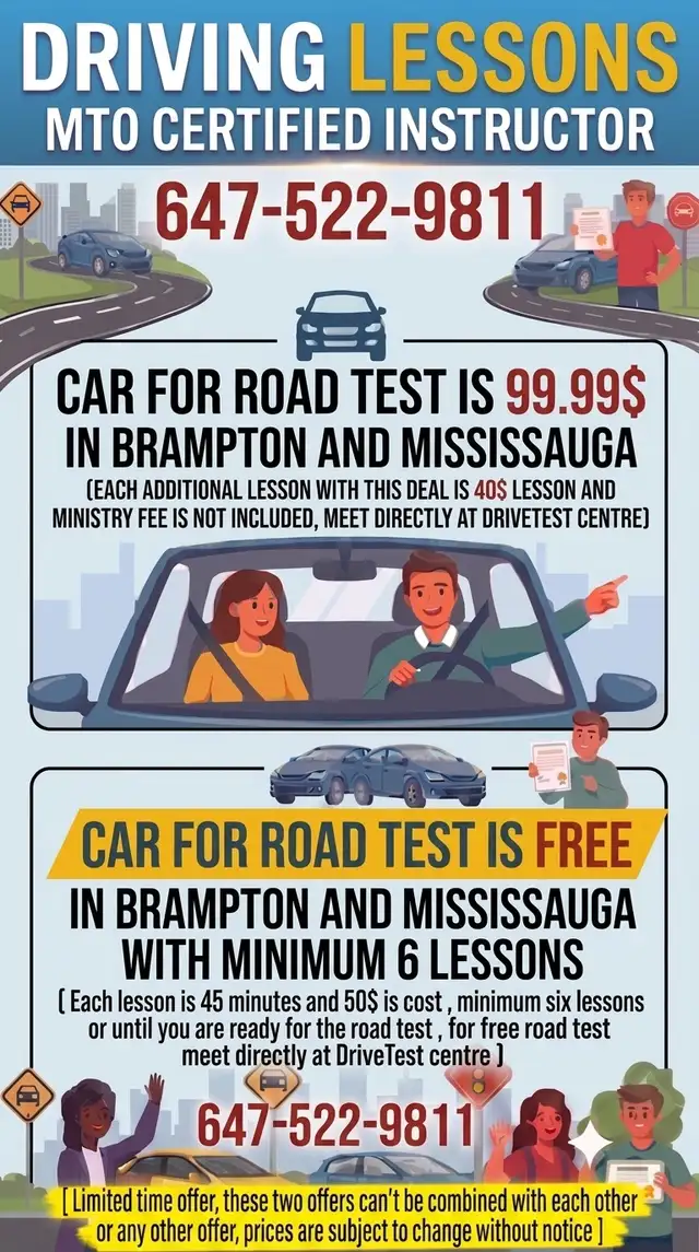 MTO Certified Driving Lessons