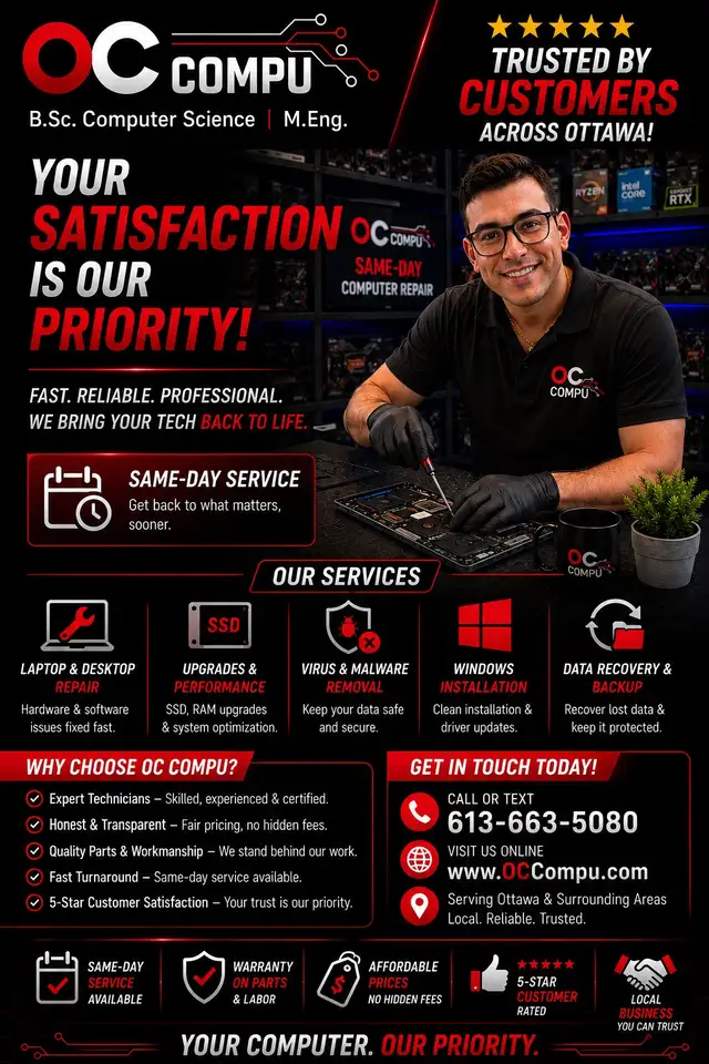 Same Day Fast Computer Repair Laptop Computer Accessories