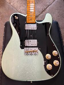 2022 US Fender Surf Green Telecaster Deluxe Electric Guitar - Photo 2