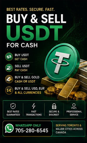 USDT Exchange Toronto | Buy, Sell & Swap USDT