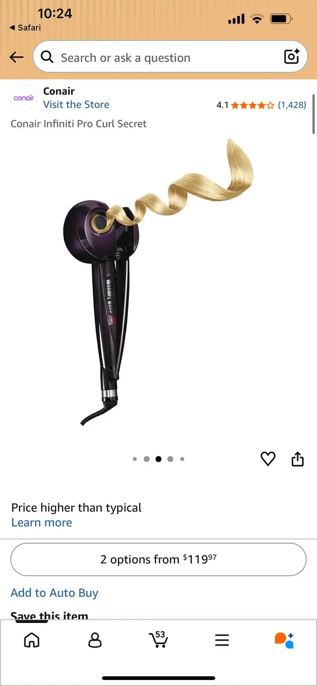 Set - Connor InfinitiPro Hair Curling Iron   Staightener