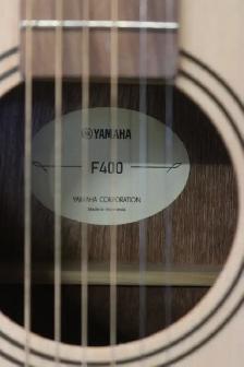 Yamaha F400 Traditional Western Acoustic Guitar-Natural-(#4403 - Photo 4