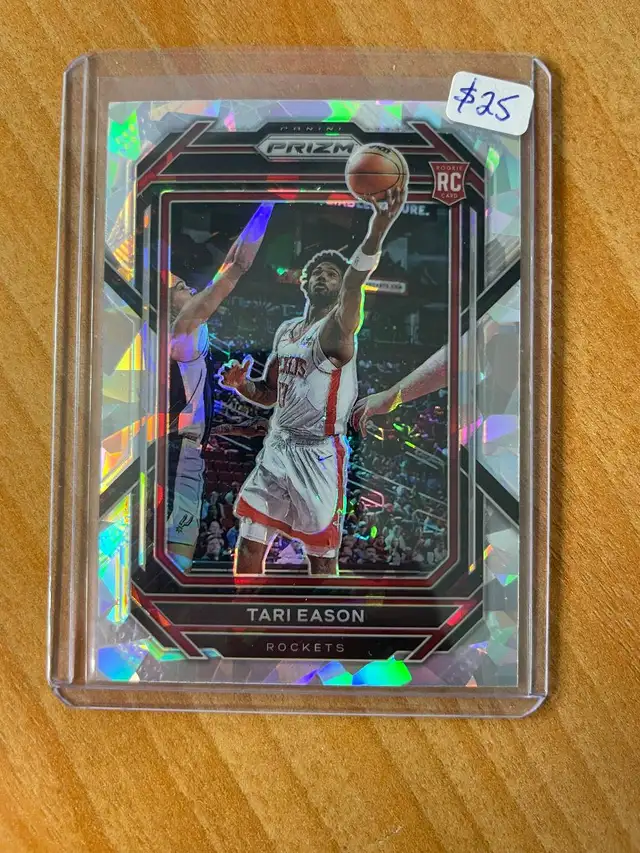 2022-23 Panini Prizm Prizms Ice #258 Tari Eason Houston Rockets