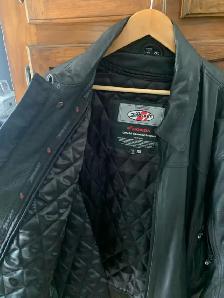 Honda leather motorcycle jacket /2XL/ zipout lining - Photo 3
