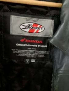 Honda leather motorcycle jacket /2XL/ zipout lining - Photo 4