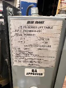 Blue Giant FS SERIES LIFT TABLEFS SERIES LIFT TABLE - Photo 6