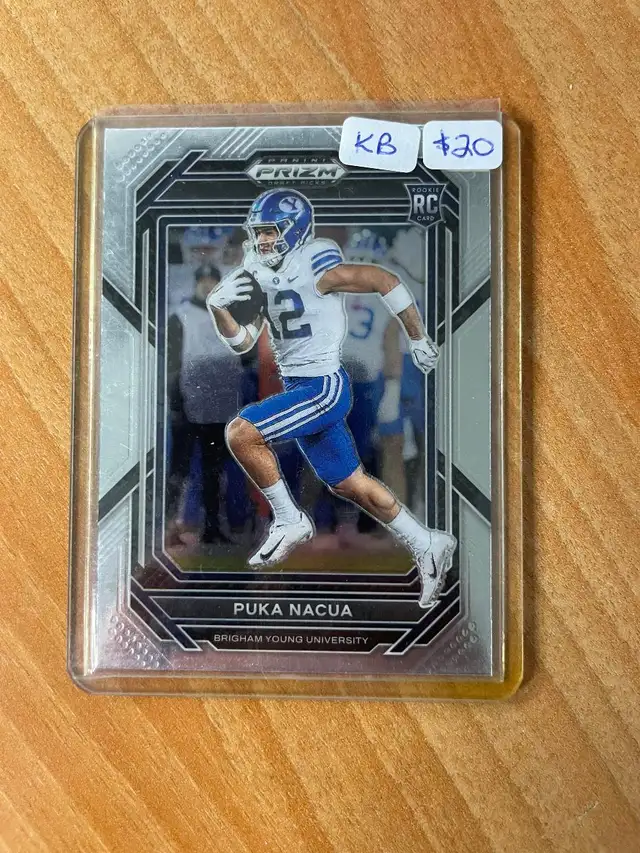 2023 Panini Prizm Draft Picks #197 Puka Nacua BYU Cougars