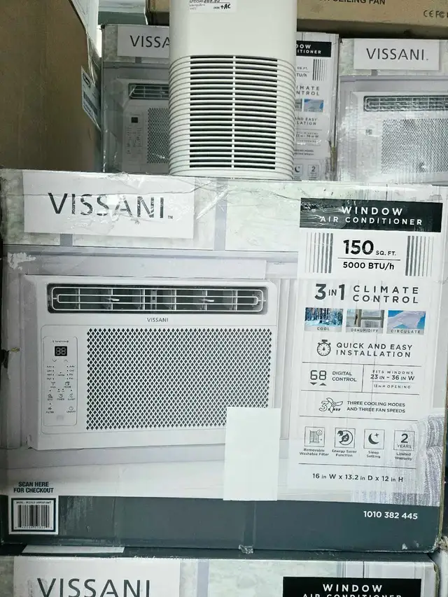 Climatiseur de fenêtre Vissani 5000 BTU