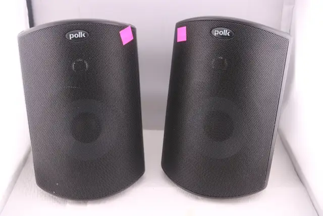 Polk Audio Atrium 4 Outdoor Speakers (Pair Black) (#44038-2)