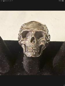 Travis Barker x Clocks   Colour Guardian Skull Ring  925 - Photo 5