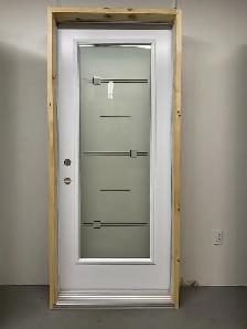 1403PA Porte d’acier 34″D Blanche Alsace 23×65