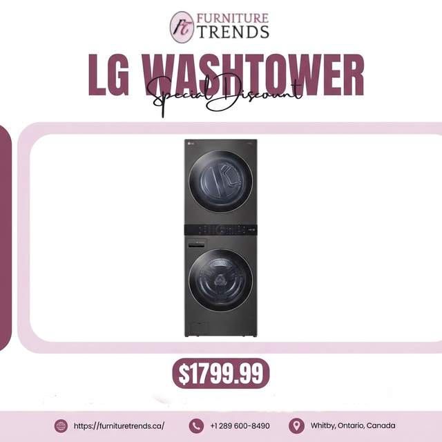 Upgrade Your Laundry Room – Washer & Dryer Tower