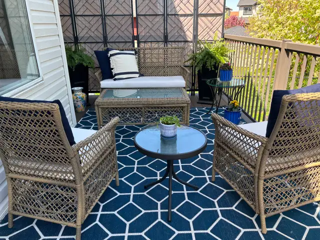 Outside deck carpet