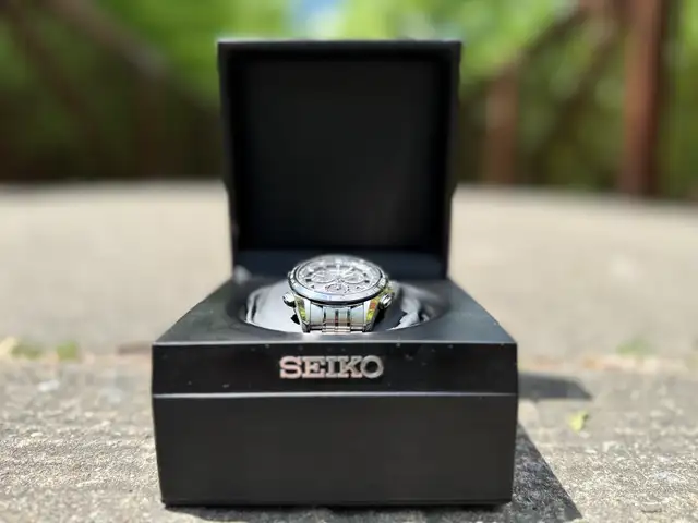 Seiko Astron GPS Solar Titanium Ceramic bezel Men’s Watch