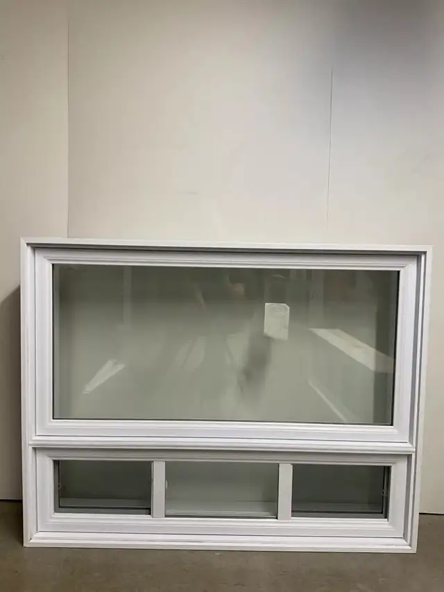 10557JCP Fenêtre Jumelée Coulissante PVC Combiné 62 3/4 x 49