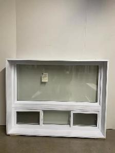 10557JCP Fenêtre Jumelée Coulissante PVC Combiné 62 3/4 x 49 - Photo 2