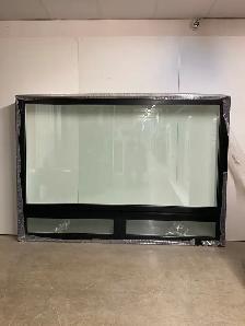10833JAH Fenêtre Jumelée Auvent HYBRIDE Noir 95 x 67