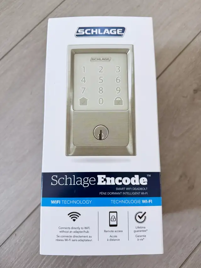 Schlage Encode Plus Smart wifi deadbolt