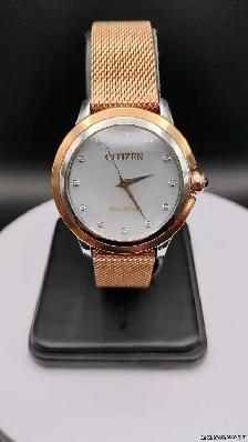 Citizen Ladies Wrist Watch Rose Tone