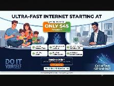 Ultra-Fast Unlimited Internet Starting at Just $45/Month