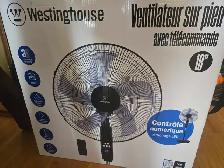 Brand new, Westinghouse 18-inch digital pedesta