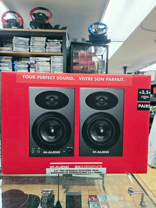 Moniteurs M-Audio BX3 Graphite