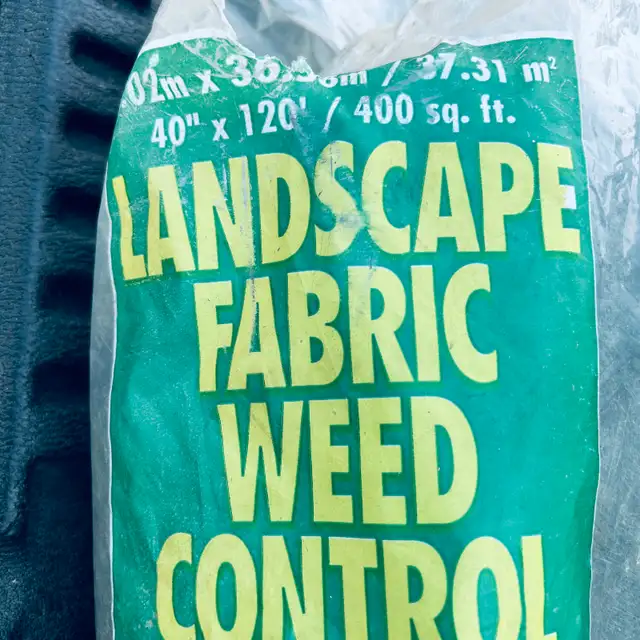 ONE ROLL OF Landscape Fabric weed control    40-in x 100-ft