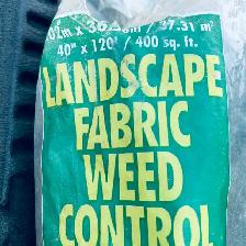 ONE ROLL OF Landscape Fabric weed control    40-in x 100-ft