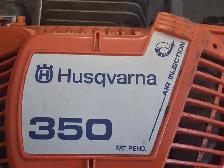 Husqvarna 350 Saw w/Rblt. Carb. New Chain. w/Case & Bar Cover.. - Photo 2