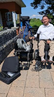 Motorized Wheelchair with tilt