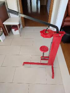 New heavy-duty floor wine bottle corker.