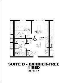 316-55 Forest Hill, Barrier Free 1 Bed/1Bath, Free Wifi, Sept. 1 - Photo 10