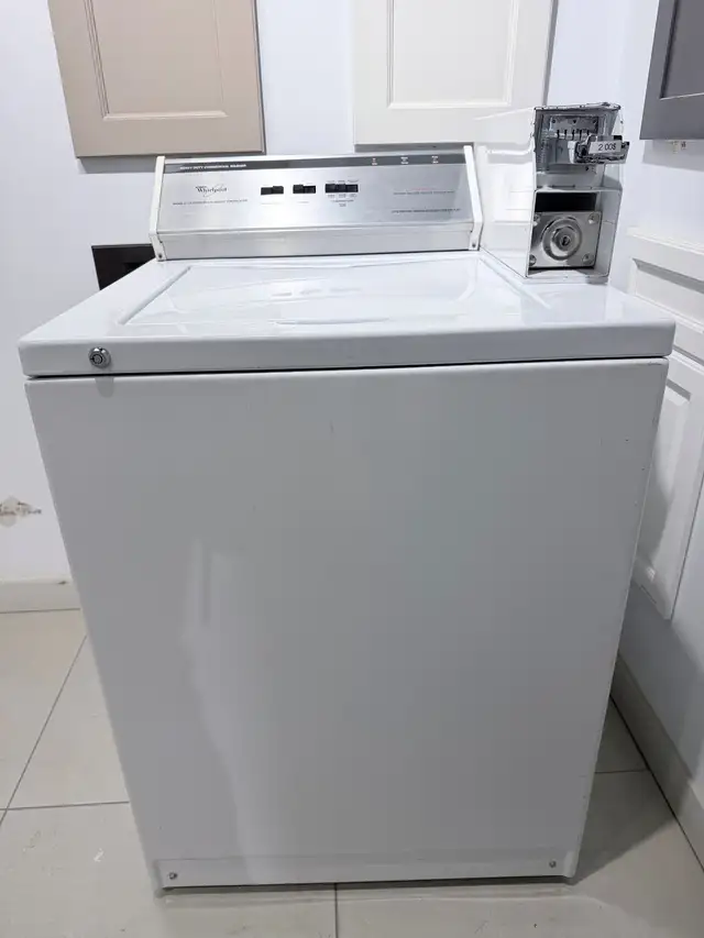 Laveuse Blanc Avec monnayeur | CAM2762TQ2 - Whirlpool