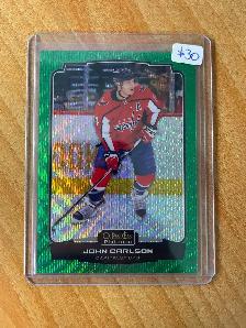 2022-23 O-Pee-Chee Platinum Emerald Surge #58 John Carlson #'d