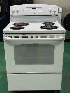 Reconditioned GE Coil Top Stove JCBP240DM2WW (S4364) $395 only
