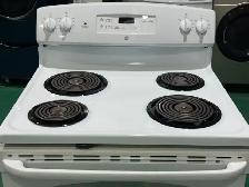 Reconditioned GE Coil Top Stove JCBP240DM2WW (S4364) $395 only - Photo 3