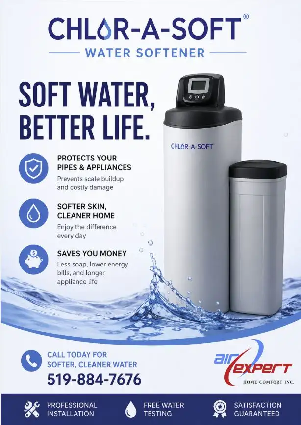 WATER SOFTENER WATER SOFTENER CHLOR-A-SOFT  WATER SOFTENER