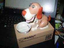 BARKLEY THE BANKER MECHANICAL BANK- USED-WORKS-$20